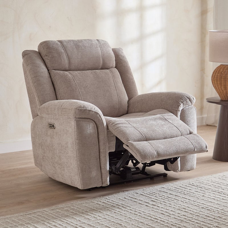 Home Box Nova Fabric Electric Recliner Armchair for Adults - Image 2